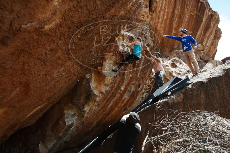 Bouldering in Hueco Tanks on 03/15/2019 with Blue Lizard Climbing and Yoga

Filename: SRM_20190315_1414130.jpg
Aperture: f/5.6
Shutter Speed: 1/500
Body: Canon EOS-1D Mark II
Lens: Canon EF 16-35mm f/2.8 L