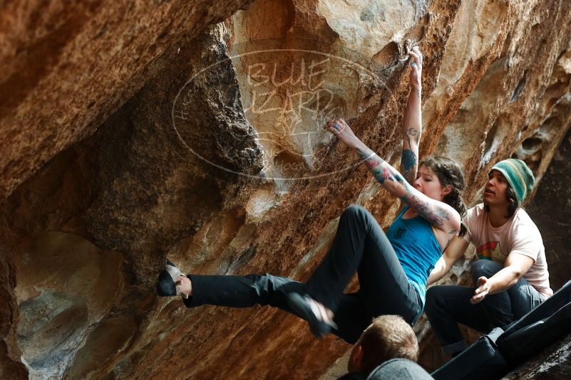 Bouldering in Hueco Tanks on 03/15/2019 with Blue Lizard Climbing and Yoga

Filename: SRM_20190315_1437030.jpg
Aperture: f/5.6
Shutter Speed: 1/200
Body: Canon EOS-1D Mark II
Lens: Canon EF 50mm f/1.8 II