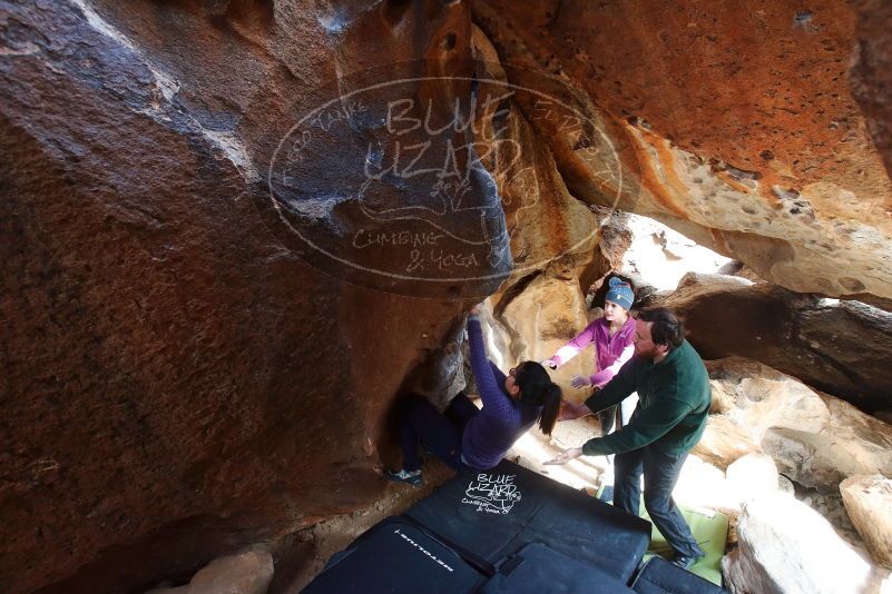 Bouldering in Hueco Tanks on 03/15/2019 with Blue Lizard Climbing and Yoga

Filename: SRM_20190315_1554520.jpg
Aperture: f/5.0
Shutter Speed: 1/160
Body: Canon EOS-1D Mark II
Lens: Canon EF 16-35mm f/2.8 L