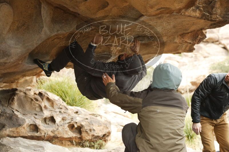 Bouldering in Hueco Tanks on 03/16/2019 with Blue Lizard Climbing and Yoga

Filename: SRM_20190316_1248100.jpg
Aperture: f/3.5
Shutter Speed: 1/320
Body: Canon EOS-1D Mark II
Lens: Canon EF 50mm f/1.8 II