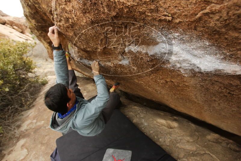 Bouldering in Hueco Tanks on 03/16/2019 with Blue Lizard Climbing and Yoga

Filename: SRM_20190316_1500260.jpg
Aperture: f/5.6
Shutter Speed: 1/320
Body: Canon EOS-1D Mark II
Lens: Canon EF 16-35mm f/2.8 L