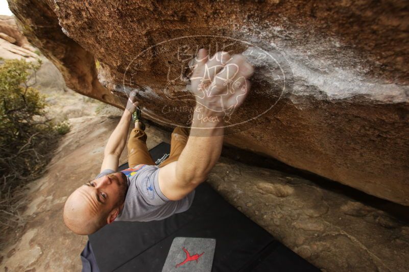 Bouldering in Hueco Tanks on 03/16/2019 with Blue Lizard Climbing and Yoga

Filename: SRM_20190316_1500530.jpg
Aperture: f/5.6
Shutter Speed: 1/400
Body: Canon EOS-1D Mark II
Lens: Canon EF 16-35mm f/2.8 L