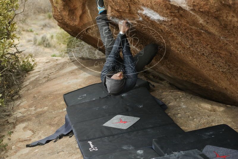 Bouldering in Hueco Tanks on 03/16/2019 with Blue Lizard Climbing and Yoga

Filename: SRM_20190316_1522450.jpg
Aperture: f/2.8
Shutter Speed: 1/400
Body: Canon EOS-1D Mark II
Lens: Canon EF 50mm f/1.8 II