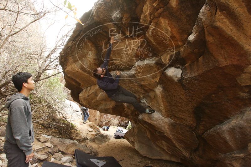 Bouldering in Hueco Tanks on 03/16/2019 with Blue Lizard Climbing and Yoga

Filename: SRM_20190316_1640480.jpg
Aperture: f/5.6
Shutter Speed: 1/200
Body: Canon EOS-1D Mark II
Lens: Canon EF 16-35mm f/2.8 L