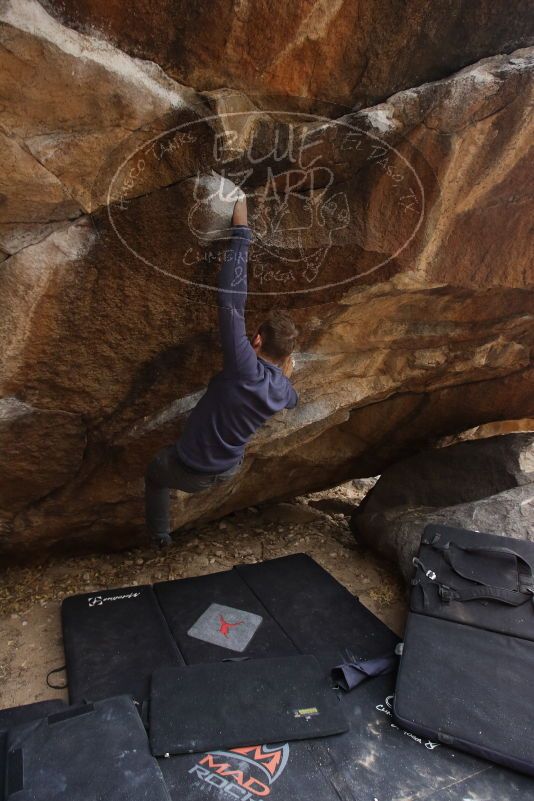 Bouldering in Hueco Tanks on 03/16/2019 with Blue Lizard Climbing and Yoga

Filename: SRM_20190316_1704410.jpg
Aperture: f/5.0
Shutter Speed: 1/160
Body: Canon EOS-1D Mark II
Lens: Canon EF 16-35mm f/2.8 L