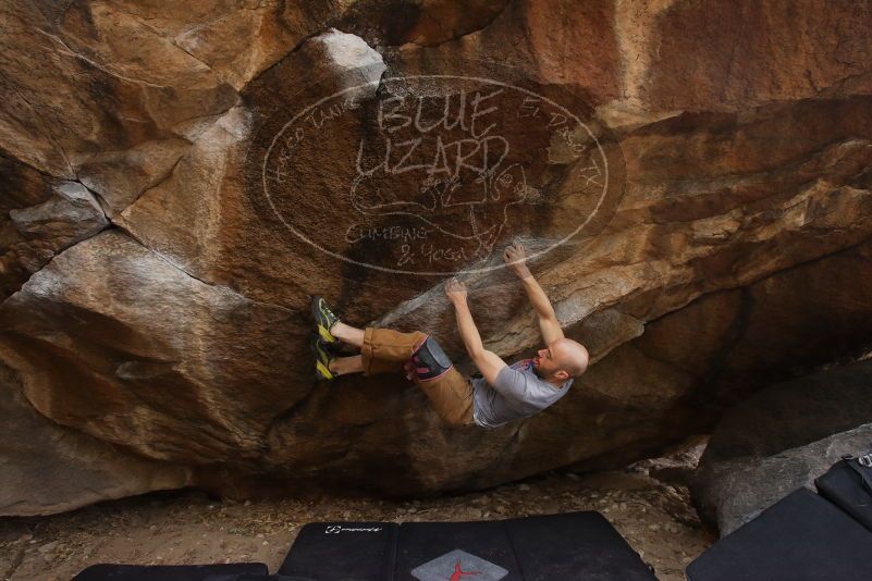 Bouldering in Hueco Tanks on 03/16/2019 with Blue Lizard Climbing and Yoga

Filename: SRM_20190316_1714570.jpg
Aperture: f/5.0
Shutter Speed: 1/200
Body: Canon EOS-1D Mark II
Lens: Canon EF 16-35mm f/2.8 L