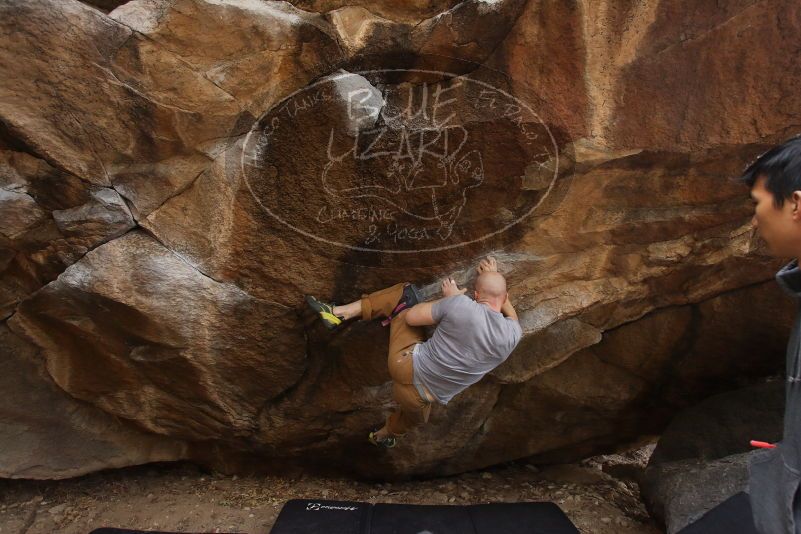 Bouldering in Hueco Tanks on 03/16/2019 with Blue Lizard Climbing and Yoga

Filename: SRM_20190316_1716060.jpg
Aperture: f/5.0
Shutter Speed: 1/200
Body: Canon EOS-1D Mark II
Lens: Canon EF 16-35mm f/2.8 L