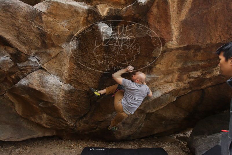 Bouldering in Hueco Tanks on 03/16/2019 with Blue Lizard Climbing and Yoga

Filename: SRM_20190316_1716070.jpg
Aperture: f/5.0
Shutter Speed: 1/200
Body: Canon EOS-1D Mark II
Lens: Canon EF 16-35mm f/2.8 L