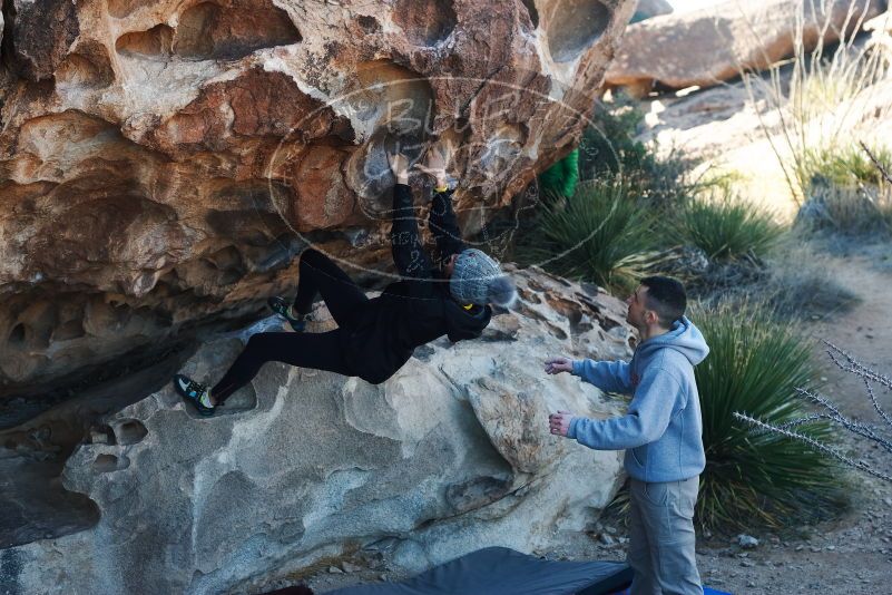 Bouldering in Hueco Tanks on 03/17/2019 with Blue Lizard Climbing and Yoga

Filename: SRM_20190317_0926010.jpg
Aperture: f/4.0
Shutter Speed: 1/250
Body: Canon EOS-1D Mark II
Lens: Canon EF 50mm f/1.8 II