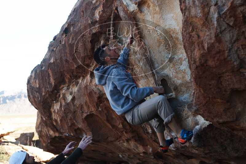 Bouldering in Hueco Tanks on 03/17/2019 with Blue Lizard Climbing and Yoga

Filename: SRM_20190317_0946170.jpg
Aperture: f/4.0
Shutter Speed: 1/500
Body: Canon EOS-1D Mark II
Lens: Canon EF 50mm f/1.8 II