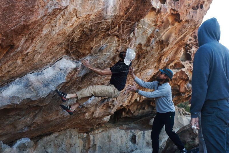 Bouldering in Hueco Tanks on 03/17/2019 with Blue Lizard Climbing and Yoga

Filename: SRM_20190317_1004370.jpg
Aperture: f/4.0
Shutter Speed: 1/320
Body: Canon EOS-1D Mark II
Lens: Canon EF 50mm f/1.8 II