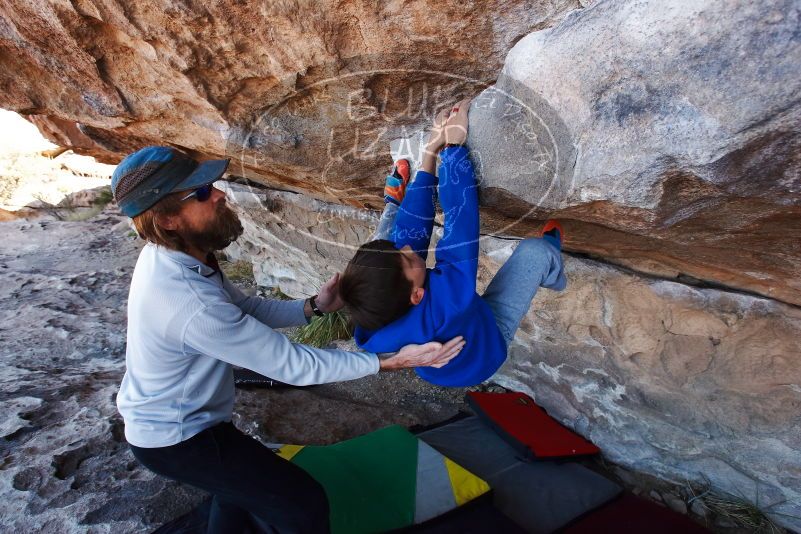 Bouldering in Hueco Tanks on 03/17/2019 with Blue Lizard Climbing and Yoga

Filename: SRM_20190317_1032080.jpg
Aperture: f/5.6
Shutter Speed: 1/160
Body: Canon EOS-1D Mark II
Lens: Canon EF 16-35mm f/2.8 L