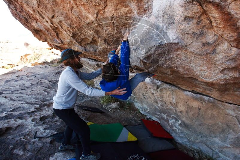 Bouldering in Hueco Tanks on 03/17/2019 with Blue Lizard Climbing and Yoga

Filename: SRM_20190317_1032140.jpg
Aperture: f/5.6
Shutter Speed: 1/200
Body: Canon EOS-1D Mark II
Lens: Canon EF 16-35mm f/2.8 L