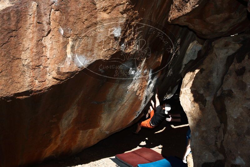 Bouldering in Hueco Tanks on 03/17/2019 with Blue Lizard Climbing and Yoga

Filename: SRM_20190317_1101070.jpg
Aperture: f/5.6
Shutter Speed: 1/250
Body: Canon EOS-1D Mark II
Lens: Canon EF 16-35mm f/2.8 L