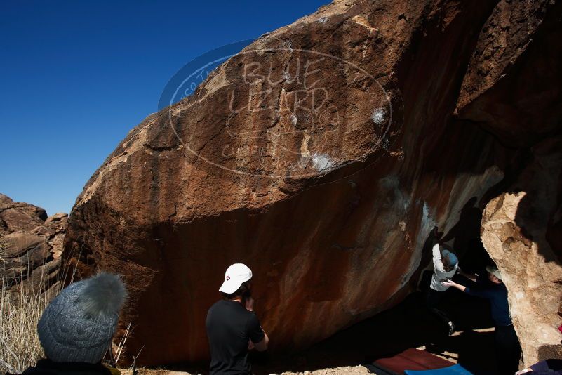 Bouldering in Hueco Tanks on 03/17/2019 with Blue Lizard Climbing and Yoga

Filename: SRM_20190317_1116090.jpg
Aperture: f/6.3
Shutter Speed: 1/250
Body: Canon EOS-1D Mark II
Lens: Canon EF 16-35mm f/2.8 L