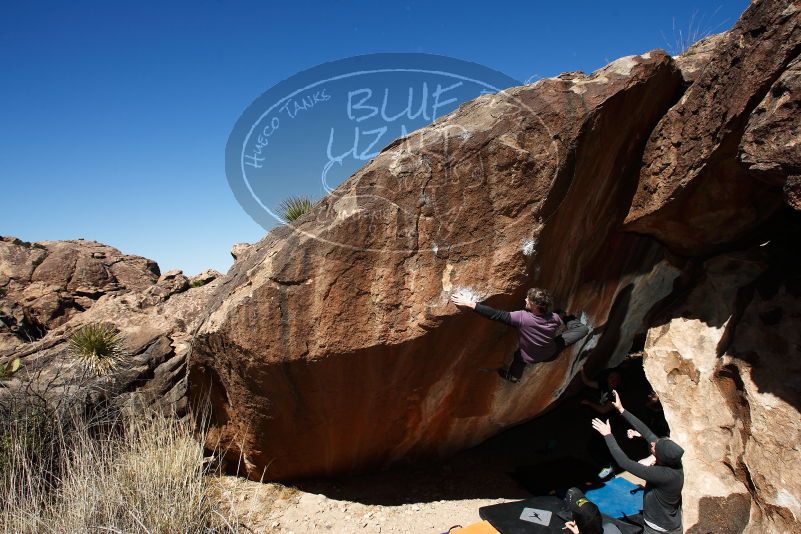 Bouldering in Hueco Tanks on 03/17/2019 with Blue Lizard Climbing and Yoga

Filename: SRM_20190317_1149310.jpg
Aperture: f/6.3
Shutter Speed: 1/250
Body: Canon EOS-1D Mark II
Lens: Canon EF 16-35mm f/2.8 L