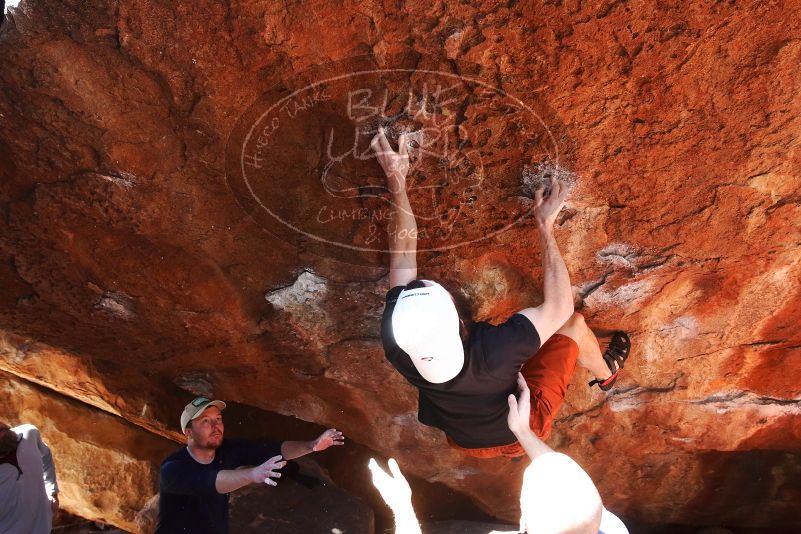 Bouldering in Hueco Tanks on 03/17/2019 with Blue Lizard Climbing and Yoga

Filename: SRM_20190317_1243240.jpg
Aperture: f/5.6
Shutter Speed: 1/250
Body: Canon EOS-1D Mark II
Lens: Canon EF 16-35mm f/2.8 L