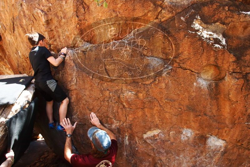 Bouldering in Hueco Tanks on 03/17/2019 with Blue Lizard Climbing and Yoga

Filename: SRM_20190317_1417180.jpg
Aperture: f/5.6
Shutter Speed: 1/320
Body: Canon EOS-1D Mark II
Lens: Canon EF 16-35mm f/2.8 L