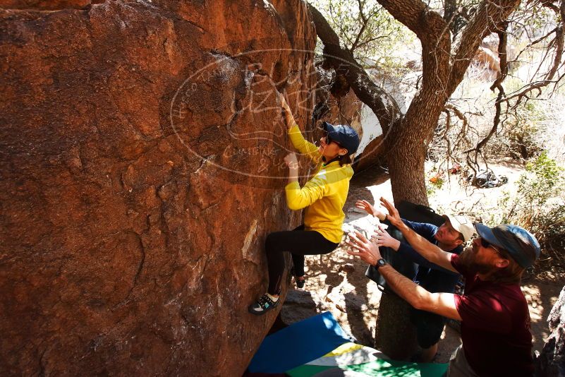 Bouldering in Hueco Tanks on 03/17/2019 with Blue Lizard Climbing and Yoga

Filename: SRM_20190317_1428380.jpg
Aperture: f/5.6
Shutter Speed: 1/320
Body: Canon EOS-1D Mark II
Lens: Canon EF 16-35mm f/2.8 L