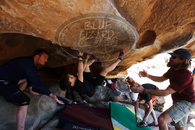 Bouldering in Hueco Tanks on 03/17/2019 with Blue Lizard Climbing and Yoga

Filename: SRM_20190317_1539240.jpg
Aperture: f/5.6
Shutter Speed: 1/250
Body: Canon EOS-1D Mark II
Lens: Canon EF 16-35mm f/2.8 L