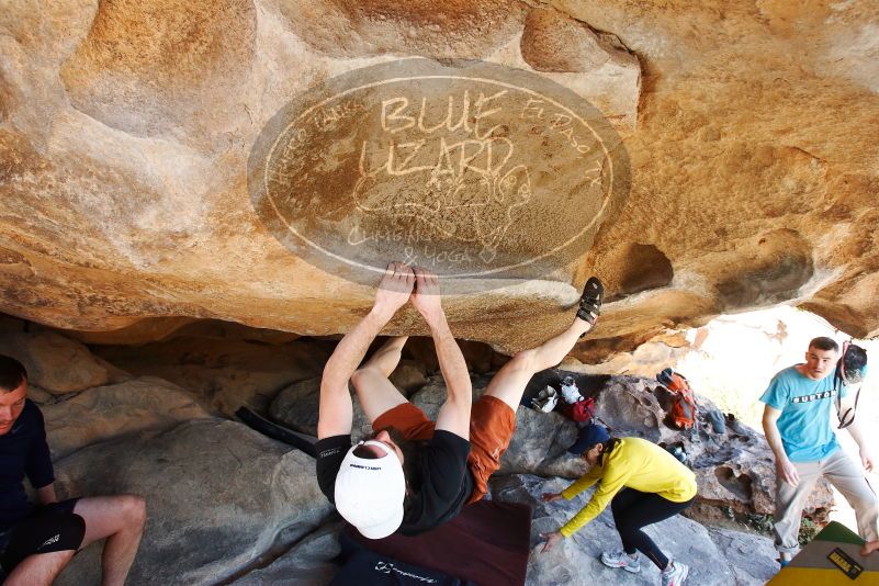 Bouldering in Hueco Tanks on 03/17/2019 with Blue Lizard Climbing and Yoga

Filename: SRM_20190317_1542270.jpg
Aperture: f/5.6
Shutter Speed: 1/250
Body: Canon EOS-1D Mark II
Lens: Canon EF 16-35mm f/2.8 L