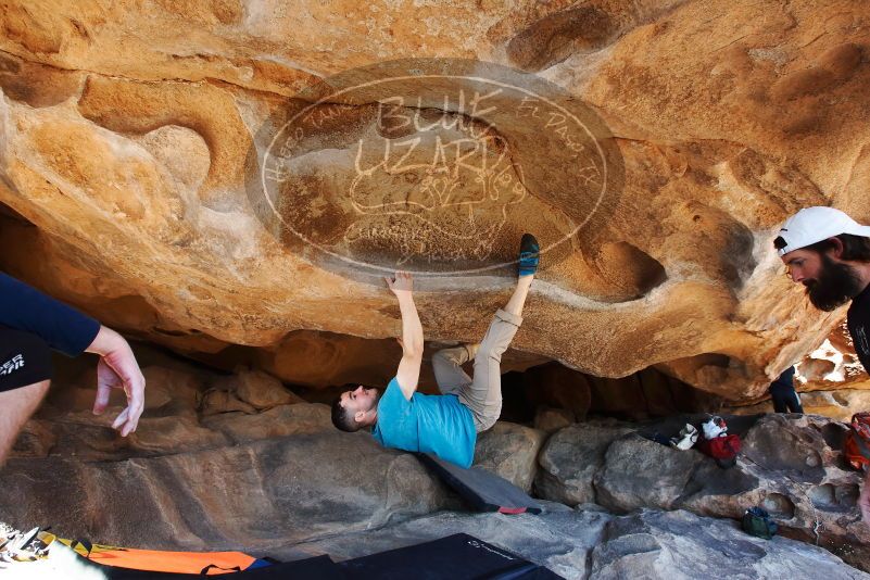 Bouldering in Hueco Tanks on 03/17/2019 with Blue Lizard Climbing and Yoga

Filename: SRM_20190317_1549570.jpg
Aperture: f/5.6
Shutter Speed: 1/250
Body: Canon EOS-1D Mark II
Lens: Canon EF 16-35mm f/2.8 L