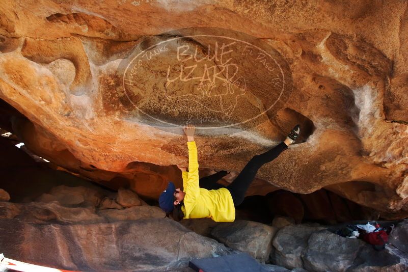 Bouldering in Hueco Tanks on 03/17/2019 with Blue Lizard Climbing and Yoga

Filename: SRM_20190317_1607300.jpg
Aperture: f/5.6
Shutter Speed: 1/250
Body: Canon EOS-1D Mark II
Lens: Canon EF 16-35mm f/2.8 L