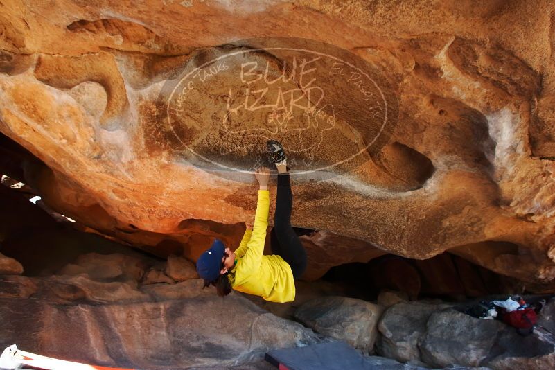 Bouldering in Hueco Tanks on 03/17/2019 with Blue Lizard Climbing and Yoga

Filename: SRM_20190317_1607340.jpg
Aperture: f/5.6
Shutter Speed: 1/250
Body: Canon EOS-1D Mark II
Lens: Canon EF 16-35mm f/2.8 L