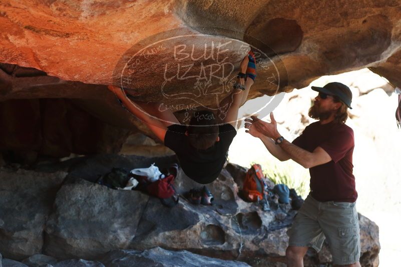 Bouldering in Hueco Tanks on 03/17/2019 with Blue Lizard Climbing and Yoga

Filename: SRM_20190317_1618100.jpg
Aperture: f/4.0
Shutter Speed: 1/400
Body: Canon EOS-1D Mark II
Lens: Canon EF 50mm f/1.8 II