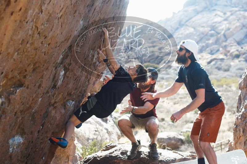 Bouldering in Hueco Tanks on 03/17/2019 with Blue Lizard Climbing and Yoga

Filename: SRM_20190317_1655040.jpg
Aperture: f/4.0
Shutter Speed: 1/320
Body: Canon EOS-1D Mark II
Lens: Canon EF 50mm f/1.8 II