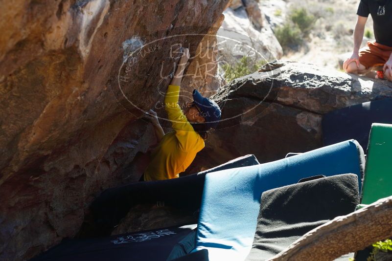 Bouldering in Hueco Tanks on 03/17/2019 with Blue Lizard Climbing and Yoga

Filename: SRM_20190317_1658080.jpg
Aperture: f/4.0
Shutter Speed: 1/320
Body: Canon EOS-1D Mark II
Lens: Canon EF 50mm f/1.8 II