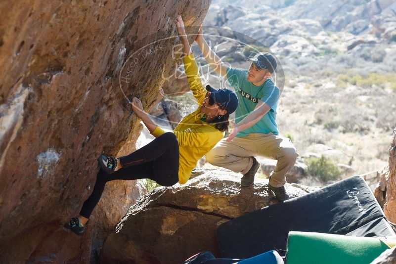 Bouldering in Hueco Tanks on 03/17/2019 with Blue Lizard Climbing and Yoga

Filename: SRM_20190317_1700410.jpg
Aperture: f/4.0
Shutter Speed: 1/320
Body: Canon EOS-1D Mark II
Lens: Canon EF 50mm f/1.8 II