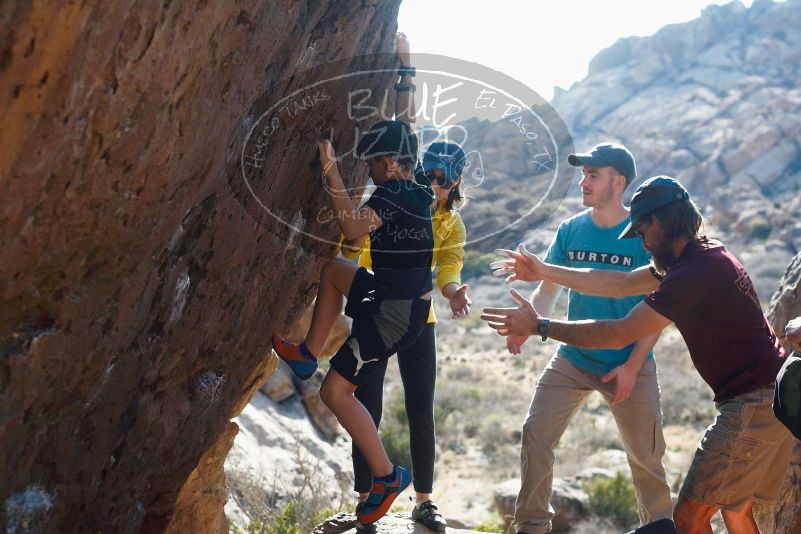 Bouldering in Hueco Tanks on 03/17/2019 with Blue Lizard Climbing and Yoga

Filename: SRM_20190317_1701210.jpg
Aperture: f/4.0
Shutter Speed: 1/320
Body: Canon EOS-1D Mark II
Lens: Canon EF 50mm f/1.8 II