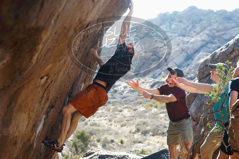 Bouldering in Hueco Tanks on 03/17/2019 with Blue Lizard Climbing and Yoga

Filename: SRM_20190317_1712430.jpg
Aperture: f/4.0
Shutter Speed: 1/250
Body: Canon EOS-1D Mark II
Lens: Canon EF 50mm f/1.8 II