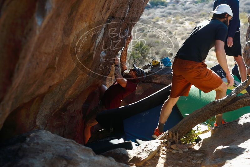 Bouldering in Hueco Tanks on 03/17/2019 with Blue Lizard Climbing and Yoga

Filename: SRM_20190317_1720170.jpg
Aperture: f/4.0
Shutter Speed: 1/250
Body: Canon EOS-1D Mark II
Lens: Canon EF 50mm f/1.8 II