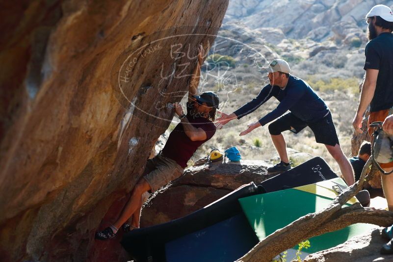 Bouldering in Hueco Tanks on 03/17/2019 with Blue Lizard Climbing and Yoga

Filename: SRM_20190317_1720260.jpg
Aperture: f/4.0
Shutter Speed: 1/250
Body: Canon EOS-1D Mark II
Lens: Canon EF 50mm f/1.8 II