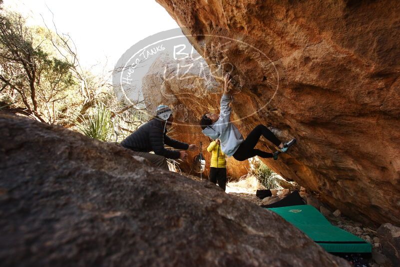 Bouldering in Hueco Tanks on 03/20/2019 with Blue Lizard Climbing and Yoga

Filename: SRM_20190320_1012170.jpg
Aperture: f/5.6
Shutter Speed: 1/250
Body: Canon EOS-1D Mark II
Lens: Canon EF 16-35mm f/2.8 L