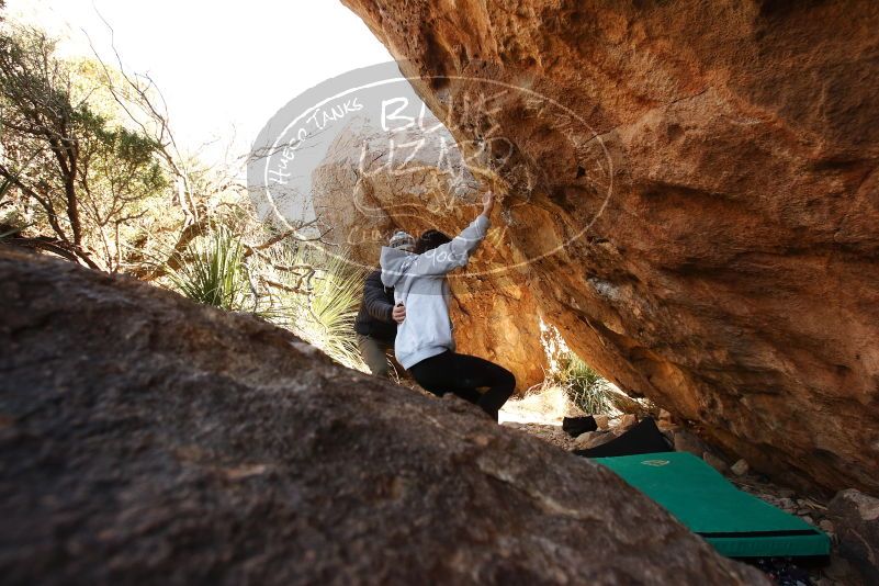 Bouldering in Hueco Tanks on 03/20/2019 with Blue Lizard Climbing and Yoga

Filename: SRM_20190320_1018060.jpg
Aperture: f/5.6
Shutter Speed: 1/250
Body: Canon EOS-1D Mark II
Lens: Canon EF 16-35mm f/2.8 L