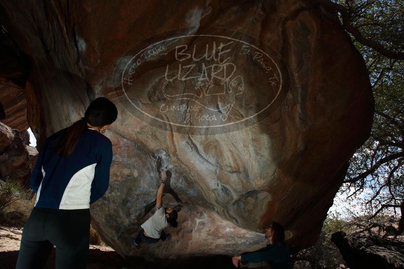 Bouldering in Hueco Tanks on 03/20/2019 with Blue Lizard Climbing and Yoga

Filename: SRM_20190320_1307590.jpg
Aperture: f/5.6
Shutter Speed: 1/250
Body: Canon EOS-1D Mark II
Lens: Canon EF 16-35mm f/2.8 L