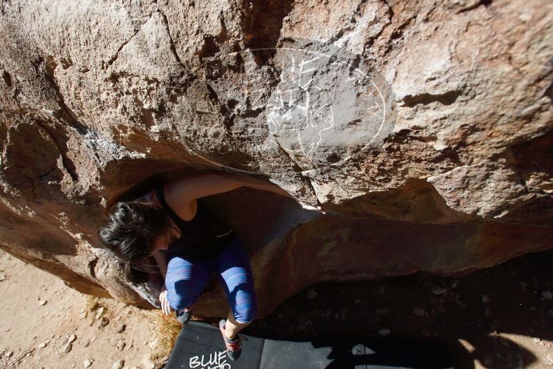 Bouldering in Hueco Tanks on 03/29/2019 with Blue Lizard Climbing and Yoga

Filename: SRM_20190329_1002280.jpg
Aperture: f/5.6
Shutter Speed: 1/800
Body: Canon EOS-1D Mark II
Lens: Canon EF 16-35mm f/2.8 L