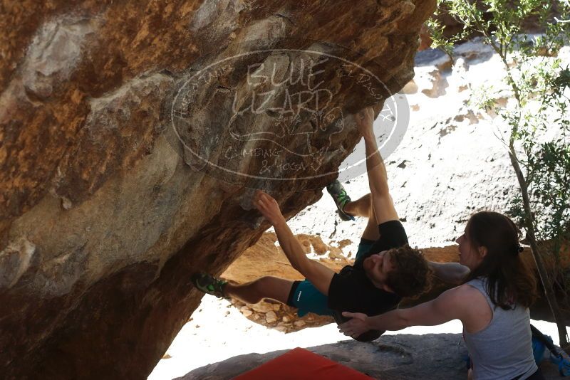 Bouldering in Hueco Tanks on 03/29/2019 with Blue Lizard Climbing and Yoga

Filename: SRM_20190329_1028380.jpg
Aperture: f/5.6
Shutter Speed: 1/250
Body: Canon EOS-1D Mark II
Lens: Canon EF 50mm f/1.8 II