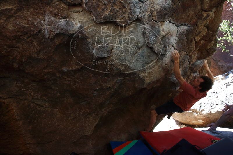 Bouldering in Hueco Tanks on 03/29/2019 with Blue Lizard Climbing and Yoga

Filename: SRM_20190329_1033370.jpg
Aperture: f/5.6
Shutter Speed: 1/250
Body: Canon EOS-1D Mark II
Lens: Canon EF 16-35mm f/2.8 L