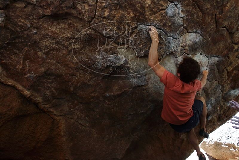 Bouldering in Hueco Tanks on 03/29/2019 with Blue Lizard Climbing and Yoga

Filename: SRM_20190329_1035070.jpg
Aperture: f/5.6
Shutter Speed: 1/250
Body: Canon EOS-1D Mark II
Lens: Canon EF 16-35mm f/2.8 L