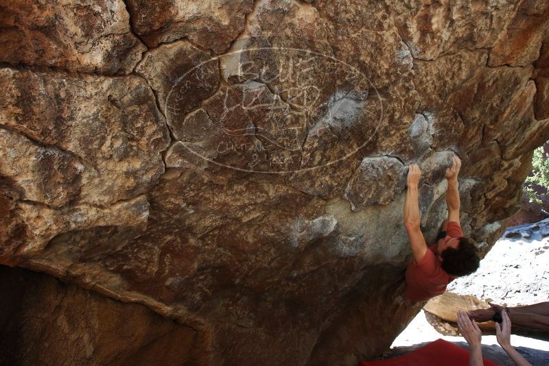 Bouldering in Hueco Tanks on 03/29/2019 with Blue Lizard Climbing and Yoga

Filename: SRM_20190329_1053180.jpg
Aperture: f/5.6
Shutter Speed: 1/250
Body: Canon EOS-1D Mark II
Lens: Canon EF 16-35mm f/2.8 L