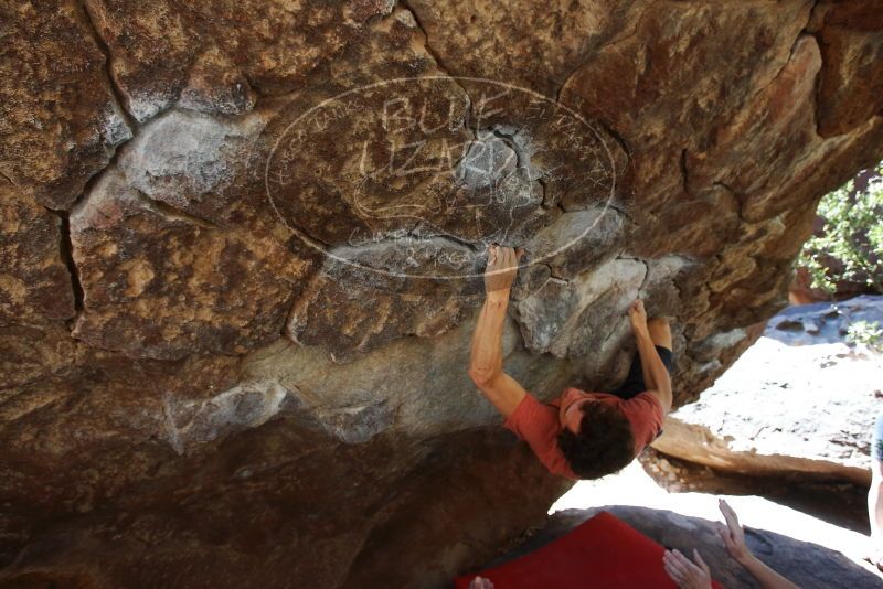 Bouldering in Hueco Tanks on 03/29/2019 with Blue Lizard Climbing and Yoga

Filename: SRM_20190329_1057320.jpg
Aperture: f/5.6
Shutter Speed: 1/250
Body: Canon EOS-1D Mark II
Lens: Canon EF 16-35mm f/2.8 L