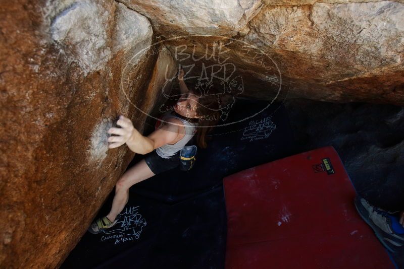 Bouldering in Hueco Tanks on 03/29/2019 with Blue Lizard Climbing and Yoga

Filename: SRM_20190329_1132501.jpg
Aperture: f/5.6
Shutter Speed: 1/250
Body: Canon EOS-1D Mark II
Lens: Canon EF 16-35mm f/2.8 L