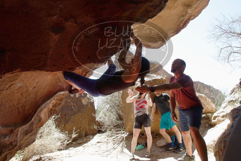 Bouldering in Hueco Tanks on 03/29/2019 with Blue Lizard Climbing and Yoga

Filename: SRM_20190329_1252500.jpg
Aperture: f/5.6
Shutter Speed: 1/500
Body: Canon EOS-1D Mark II
Lens: Canon EF 16-35mm f/2.8 L