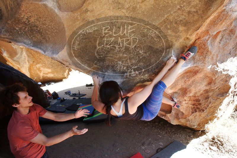 Bouldering in Hueco Tanks on 03/29/2019 with Blue Lizard Climbing and Yoga

Filename: SRM_20190329_1304510.jpg
Aperture: f/5.6
Shutter Speed: 1/320
Body: Canon EOS-1D Mark II
Lens: Canon EF 16-35mm f/2.8 L