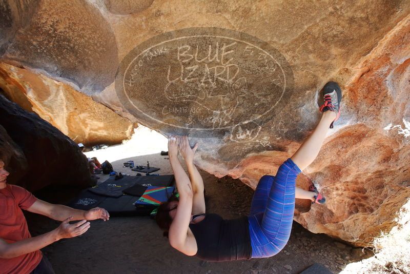 Bouldering in Hueco Tanks on 03/29/2019 with Blue Lizard Climbing and Yoga

Filename: SRM_20190329_1305040.jpg
Aperture: f/5.6
Shutter Speed: 1/320
Body: Canon EOS-1D Mark II
Lens: Canon EF 16-35mm f/2.8 L