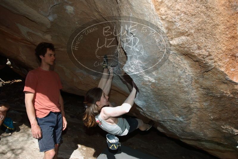 Bouldering in Hueco Tanks on 03/29/2019 with Blue Lizard Climbing and Yoga

Filename: SRM_20190329_1645480.jpg
Aperture: f/5.6
Shutter Speed: 1/250
Body: Canon EOS-1D Mark II
Lens: Canon EF 16-35mm f/2.8 L